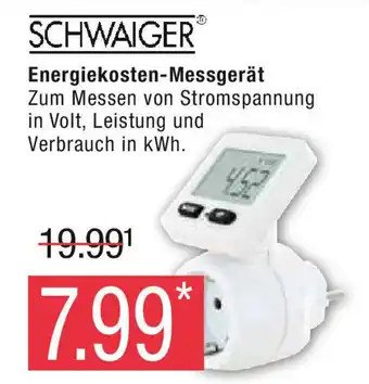 Marktkauf SCHWAIGER Energiekosten-Messgerät Angebot