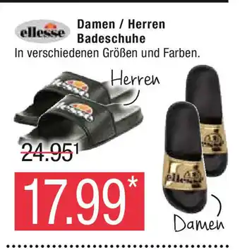 Marktkauf ellesse Damen / Herren Badeschuhe Angebot