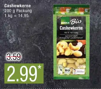 Marktkauf Edeka Bio Cashewkerne 200 g Angebot