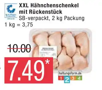 Marktkauf XXL Hähnchenschenkel mit Rückenstück 2 kg Angebot