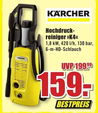 B1 Discount Baumarkt KARCHER Hochdruck-reiniger »K4«< Angebot