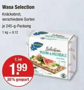 V Markt Wasa Selection 245-g-Packung Angebot