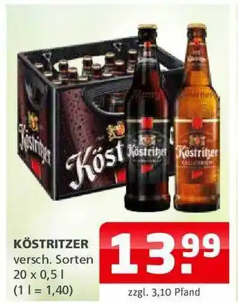 Getränkehaus Köstritzer versch. Sorten Angebot