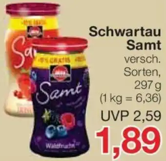 Jawoll Schwartau Samt 297 g Angebot