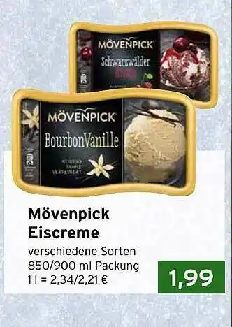 CAP Markt Mövenpick Eiscreme Angebot