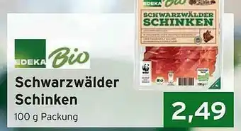 CAP Markt Edeka Bio Schwarzwälder Schinken Angebot