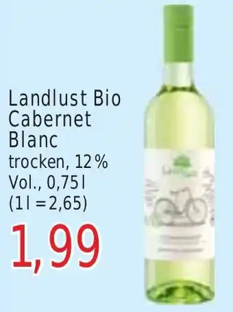 Wiglo Wunderland Landlust Bio Cabernet Blanc Angebot