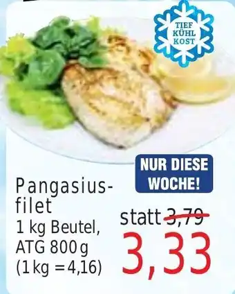 Wiglo Wunderland Pangasius-filet 1 kg Beutel, Angebot