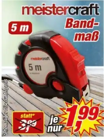 Posten Börse meistercraft Band-maß 5 m Angebot