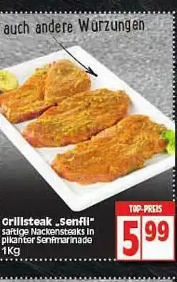 Elli Markt Grillsteak „senfli” Angebot