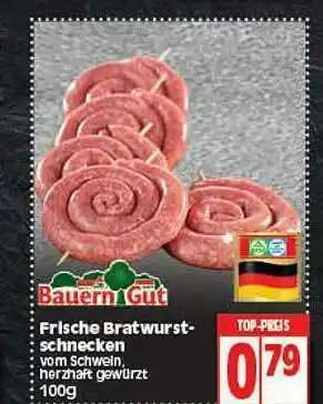 Elli Markt Bauern Gut Frische Bratwurstschnecken Angebot