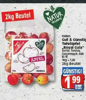 Elli Markt Italien Gut & Günstig Tafeläpfel „royal Gala” Angebot