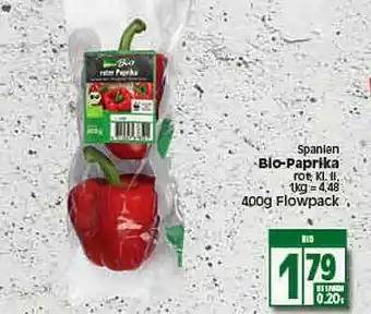 Elli Markt Bio-paprika Angebot