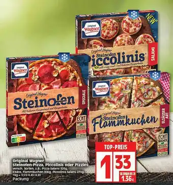 Elli Markt Original Wagner Steinofen-pizza, Piccolinis Oder Pizzies Angebot