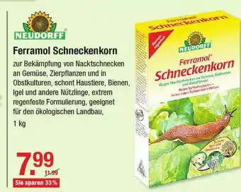 V Baumarkt Neudorff Ferramol Schneckenkorn Angebot