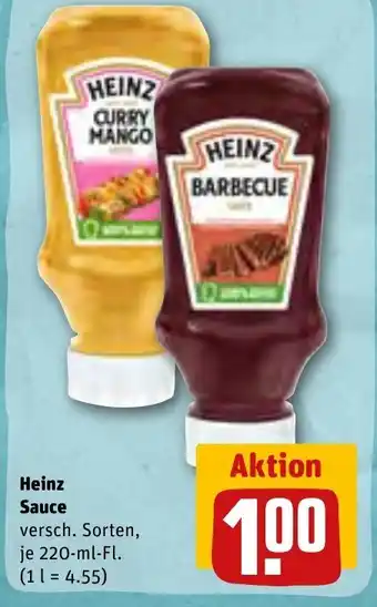 REWE Heinz Sauce 220-ml-Fl. Angebot