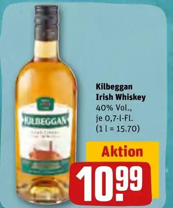 REWE Kilbeggan Irish Whiskey 0,7-1-FL. Angebot