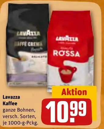 REWE Lavazza Kaffee ganze 1000-g-Pckg. Angebot