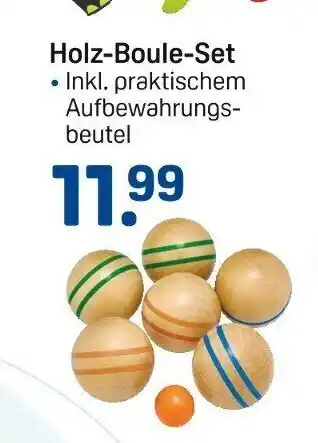 Rossmann Holz-Boule-Set Angebot