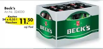 Handelshof BECK'S 24*330ml Angebot