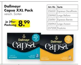 Handelshof Dallmayr capsa XXL PACK 39st Angebot