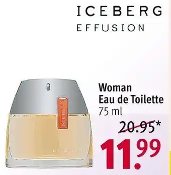 Rossmann ICEBERG Woman Eau de Toilette 75 ml Angebot