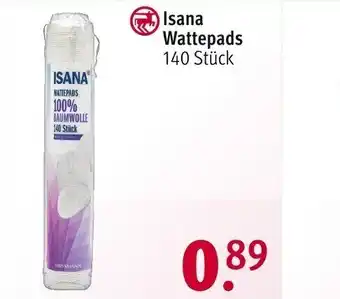 Rossmann Isana Wattepads 140 Stück Angebot