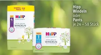 Rossmann Hipp Windeln Pants je 24 - 58 Stück Angebot