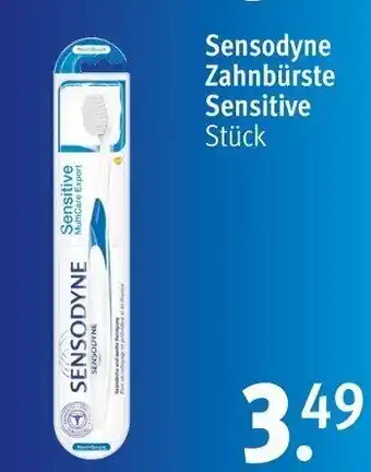 Rossmann Sensodyne Zahnbürste Sensitive Stück Angebot