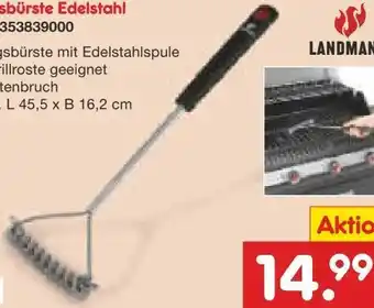 Netto Marken-Discount Reinigungsbürste edelstahl Angebot