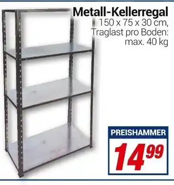 CENTERSHOP Metall Kellerregal Angebot