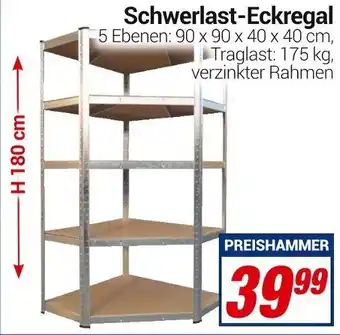 CENTERSHOP Schwerlast Eckregal Angebot