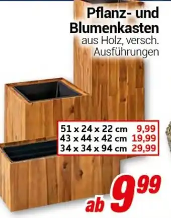 CENTERSHOP Pflanz- und Blumenkasten 51 x 24 x 22 cm Angebot