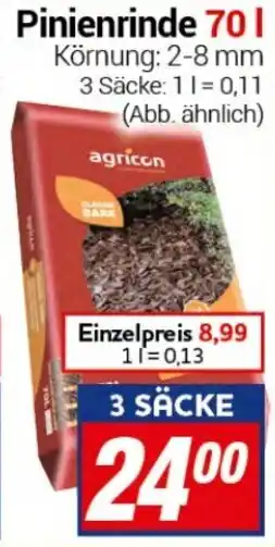 CENTERSHOP Pinienrinde 70 l 3 SÄCKE Angebot