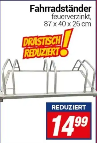 CENTERSHOP Fahrradständer 87 x 40 x 26 cm Angebot