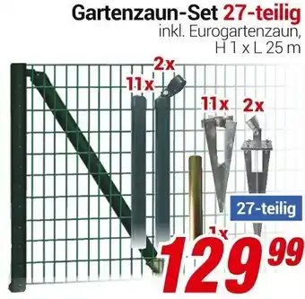 CENTERSHOP Gartenzaun Set 27 teilig Angebot