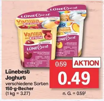 Famila Nord West Lünebest Joghurt 150-g-Becher Angebot