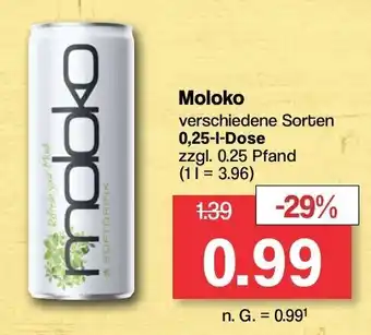 Famila Nord West Moloko 0,25 l Dose Angebot