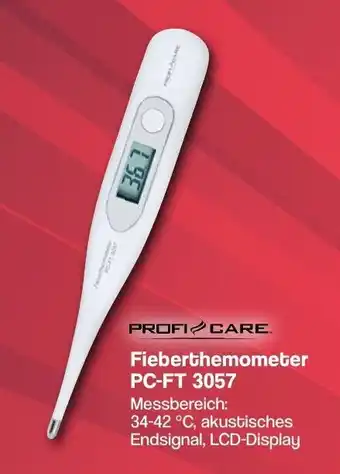 Famila Nord West PROFICARE. Fieberthemometer PC-FT 3057 Angebot