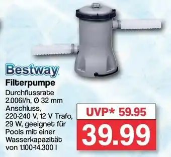 Famila Nord West Bestway Filterpumpe Angebot