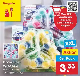 Netto Marken-Discount Domestos WC-Stein 3er Pack Angebot