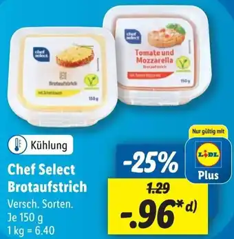 Lidl Chef Select Brotaufstrich 150 g Angebot