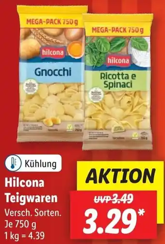 Lidl Hilcona Teigwaren 750 g Angebot