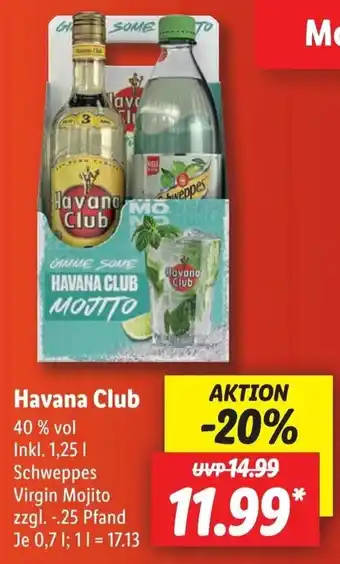 Lidl Havana Club 0,7 L Angebot