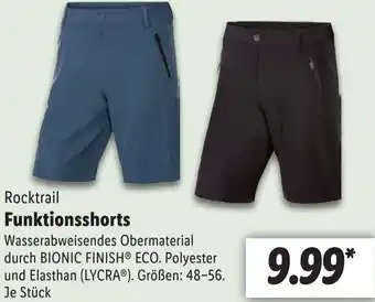 Lidl Rocktrail Funktionsshorts Angebot