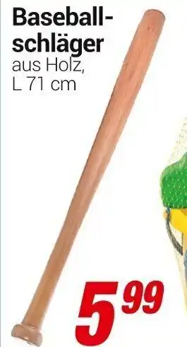 CENTERSHOP Baseball schläger Angebot