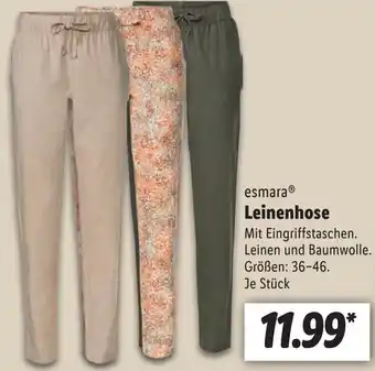 Lidl esmara® Leinenhose Angebot