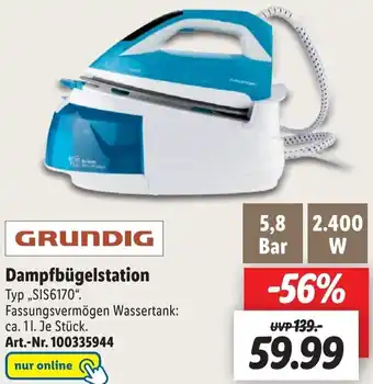 Lidl GRUNDIG Dampfbügelstation ,,SIS6170" Angebot