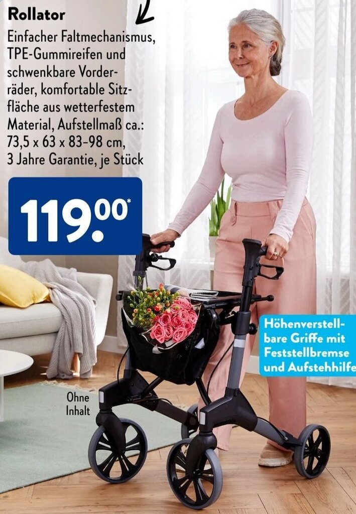 Rollator Angebot bei Aldi Süd