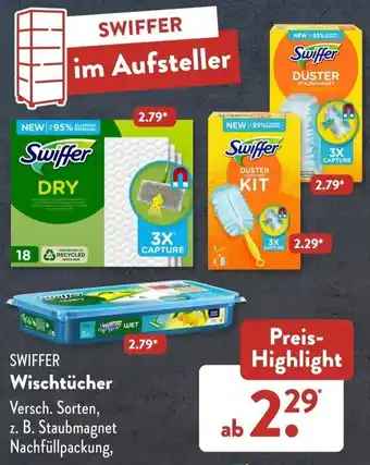 Aldi Süd SWIFFER Wischtücher Angebot